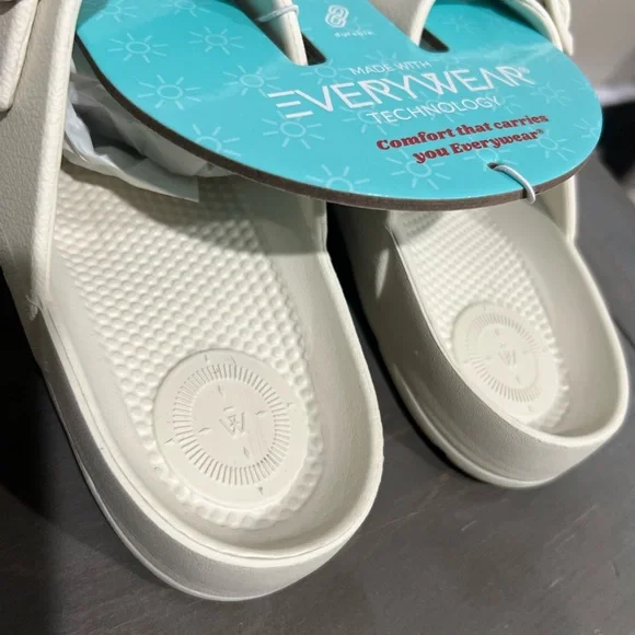 Totes women’s Lightweight Waterproof Adjustable Double Buckle Slide Sandals - Picture 6 of 8